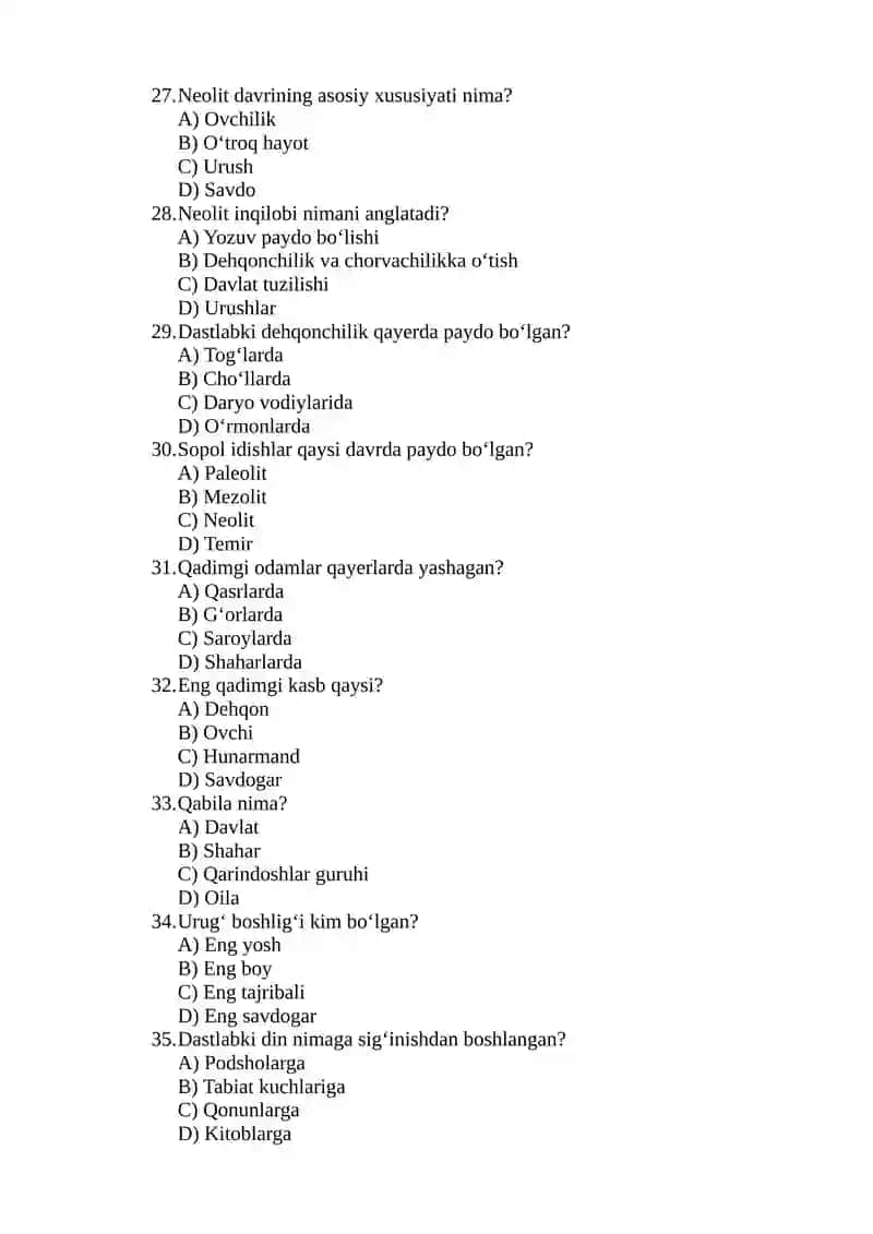 6-SINF TARIX FANIDAN 100 TA TEST 4