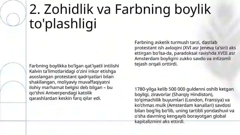 Protestantizmning ideologiyasining Farb taraqqiyotida tutgan o‘rni 4