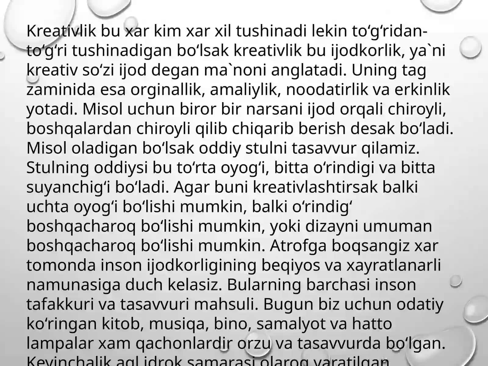 Kreativlik tushunchasi va uning shakllanishi 4