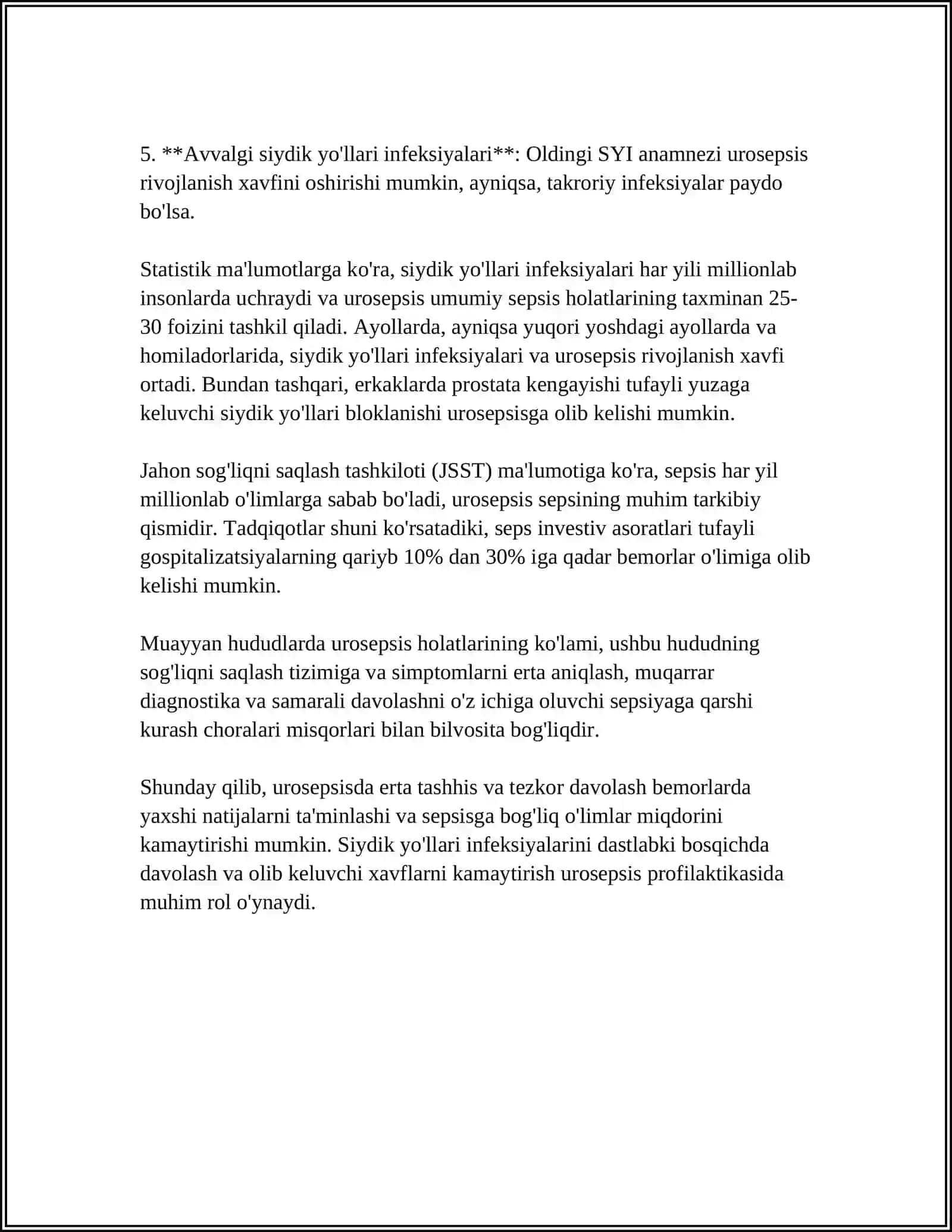 UROSEPSIS 4