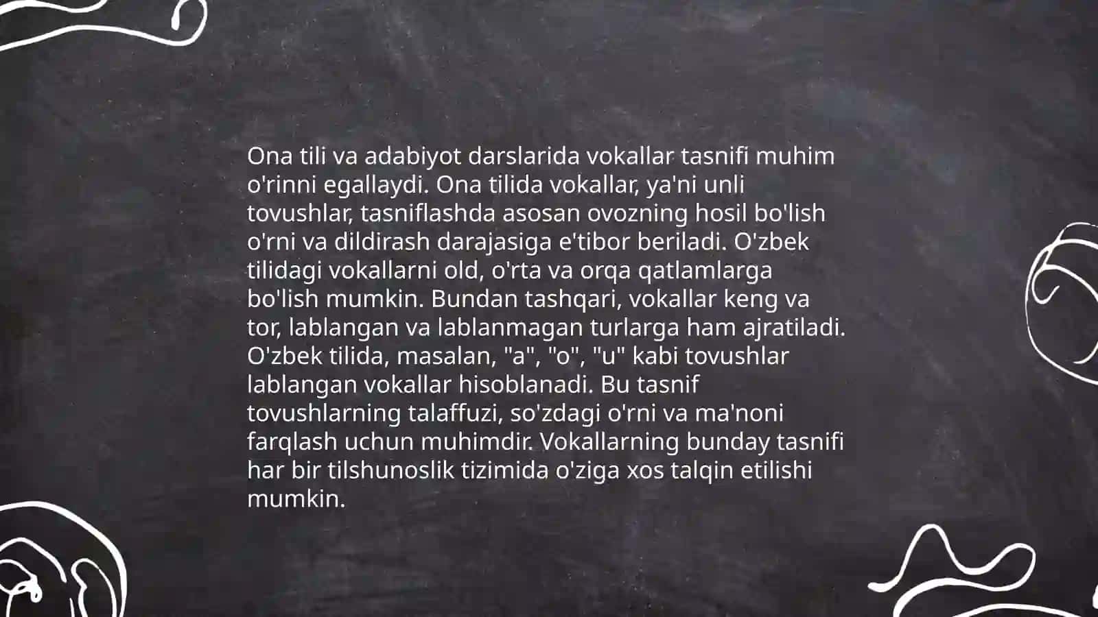 Ona tilining vokalizmi 4