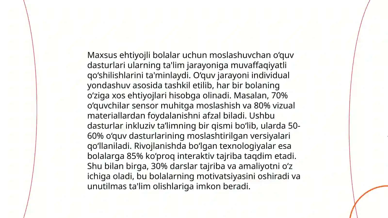 Inklyuziv va birgalikda oʻqitish; ularning asosiy farqlarini asoslash 4