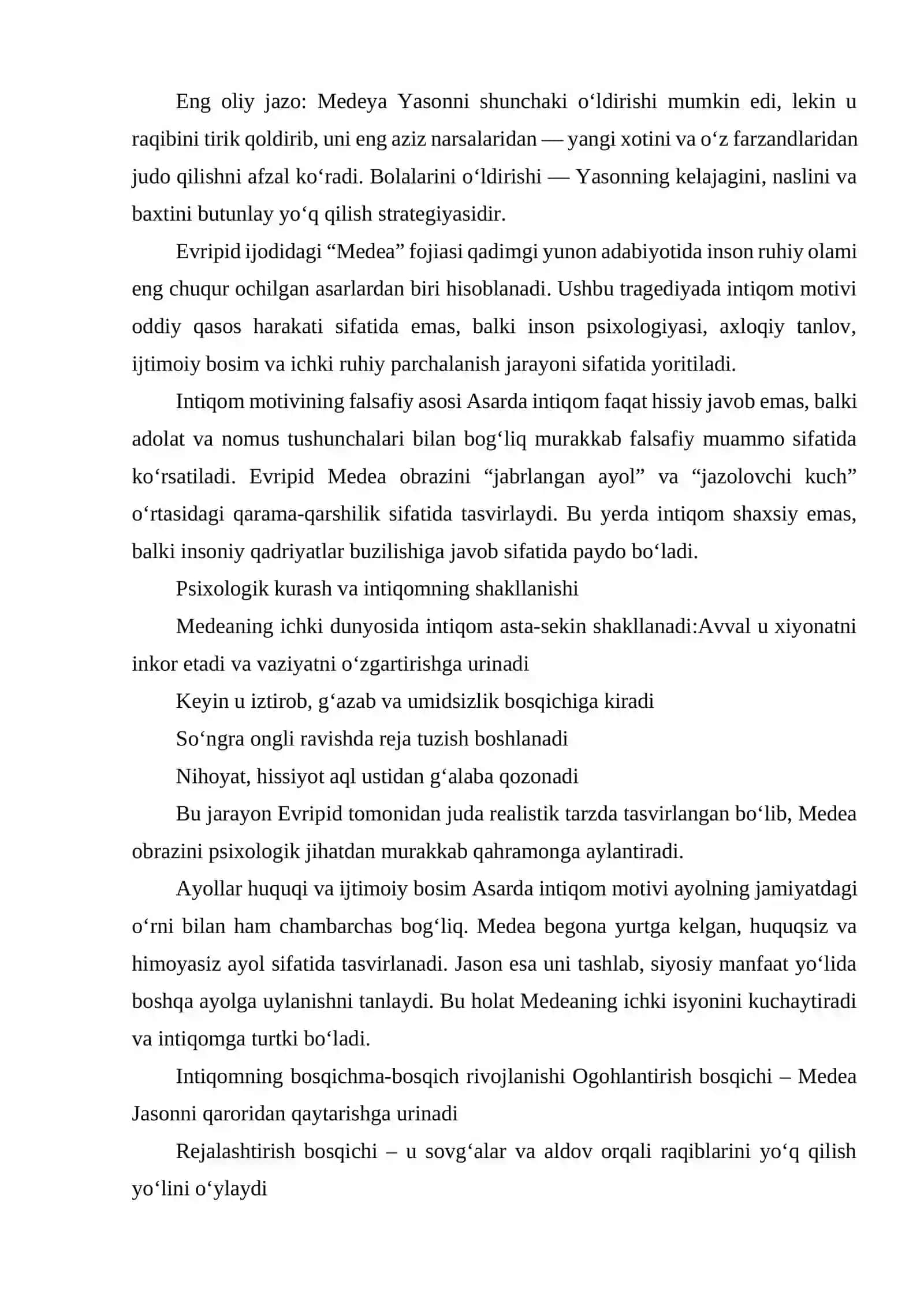 EVRIPIDNING "MEDEYA" FOJIASIDA INTIQOM MATIVI 4