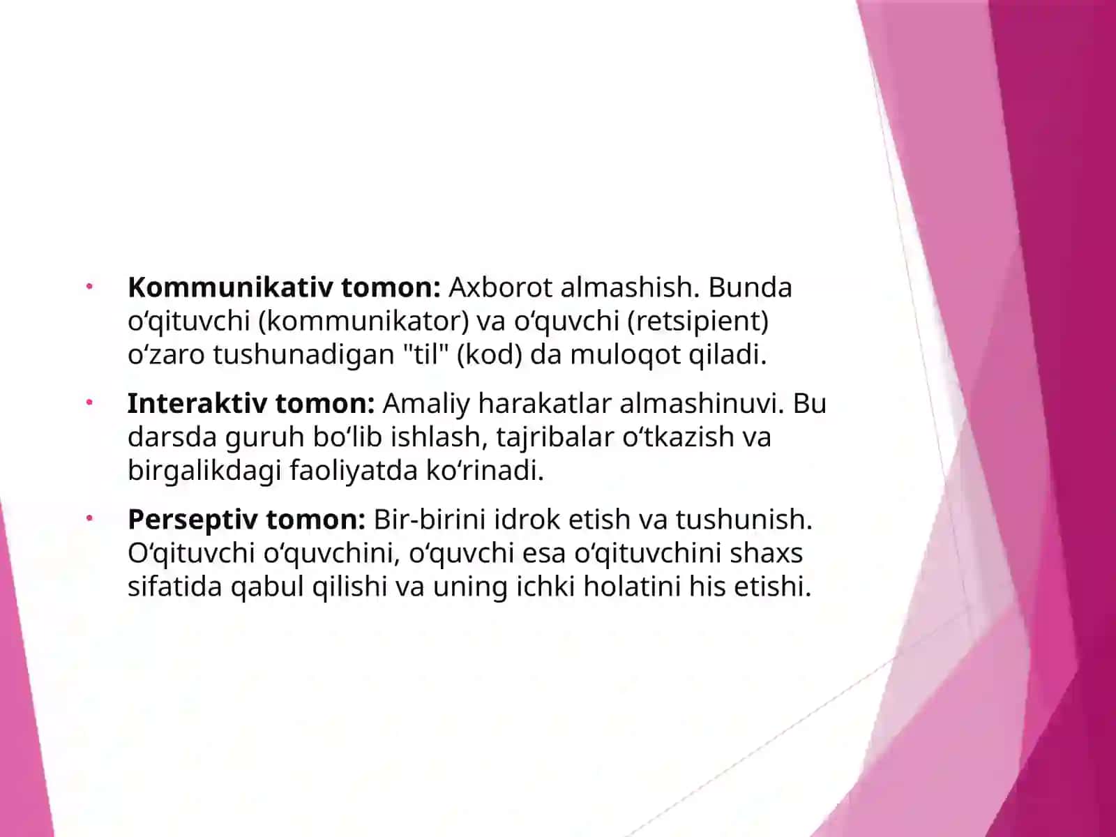 Pedagogik kommunikatsiya: Mohiyati, tuzilishi va texnologiyasi 4
