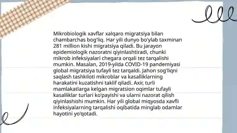 Hozirgi zamon mikrobiologiyasi muammolari 4