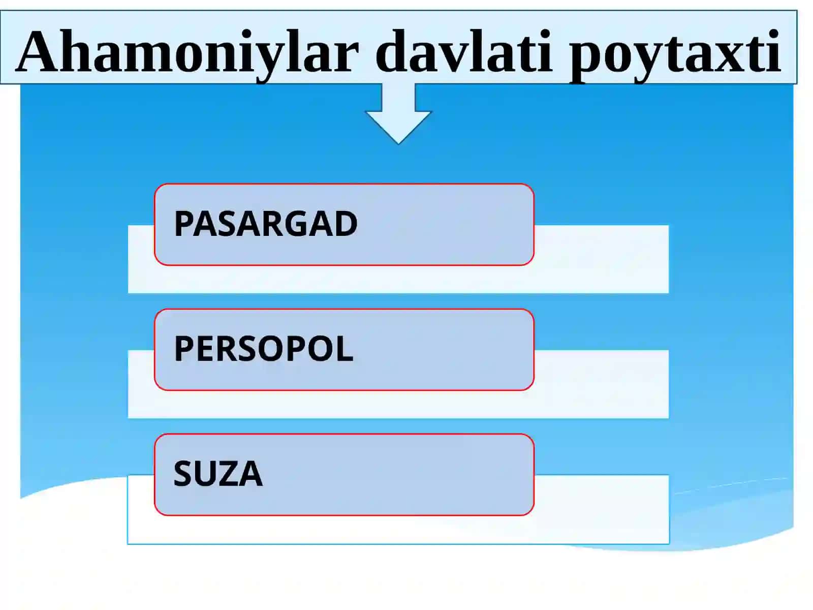 O‘rta Osiyoda Ahamoniylar davrida davlat boshqaruvi 4