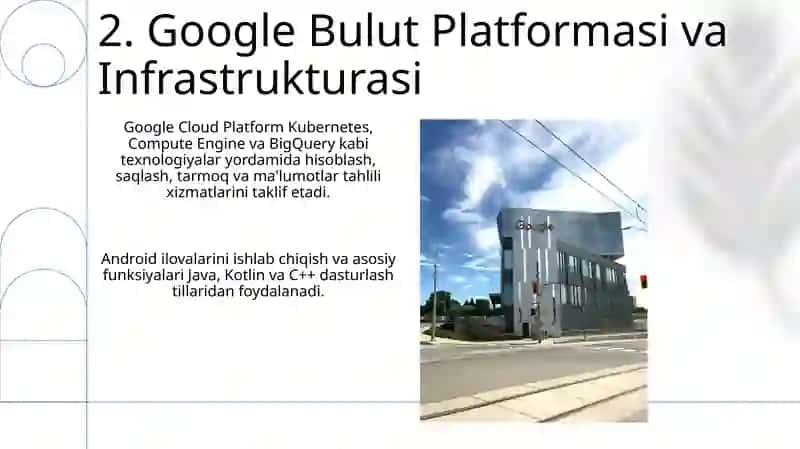 Google dasturlari va ulardan foydalanish texnologiyalari 4