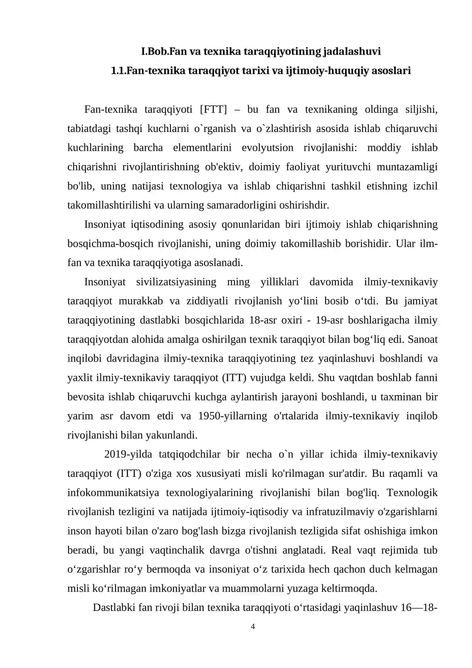 Fan va texnika taraqqiyotining jadalashuvi 4