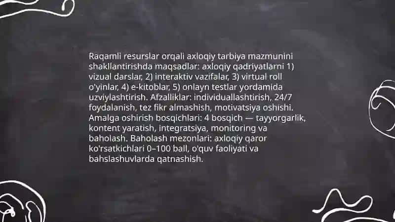 Tarbiya fanini oʻqitishda axborot texnologiyalaridan foydalanish 4