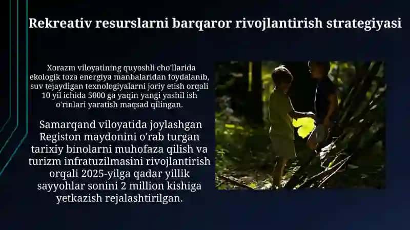 Rekreativ resurslardan foydalanish va rivojlantirishning ekologik-iqtisodiy asoslari 4