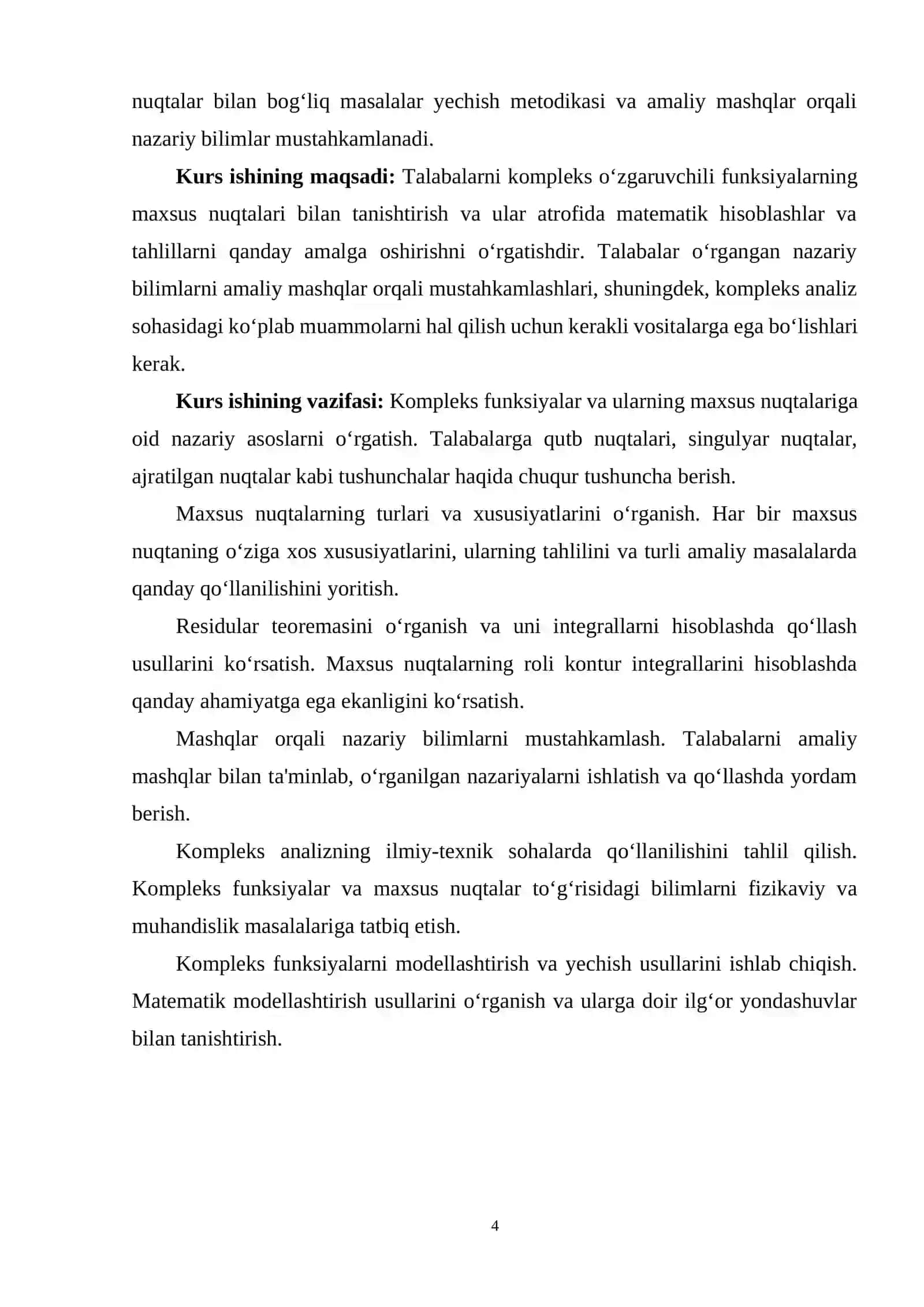 Kompleks funksiyalarni differensiallash nazariyasi 4
