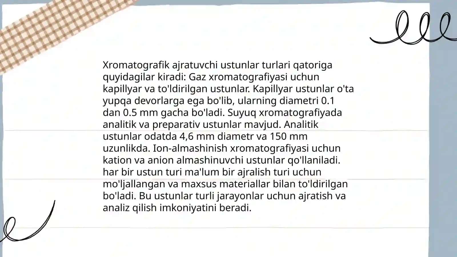 Yuqori samarali suyuqlik xromatografiyasi moddalarni aniqlash 4