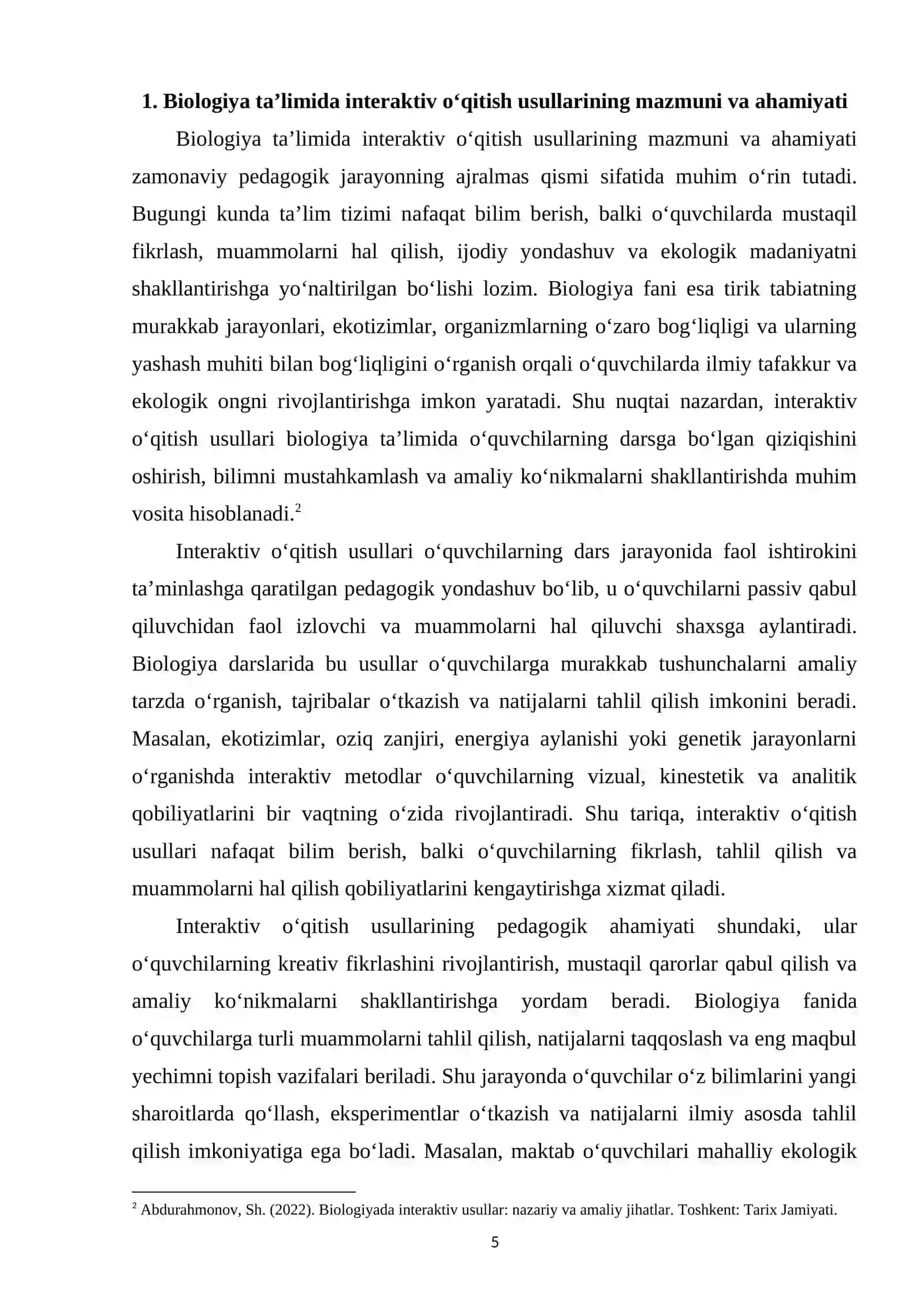 Biologiyani oʻqitishda interaktiv usullarning samaradorligi 4