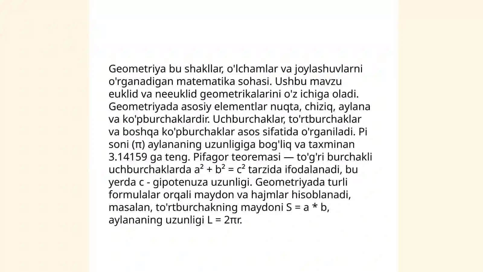 Matematika darslari turlari va ularning xususiyatlari 4