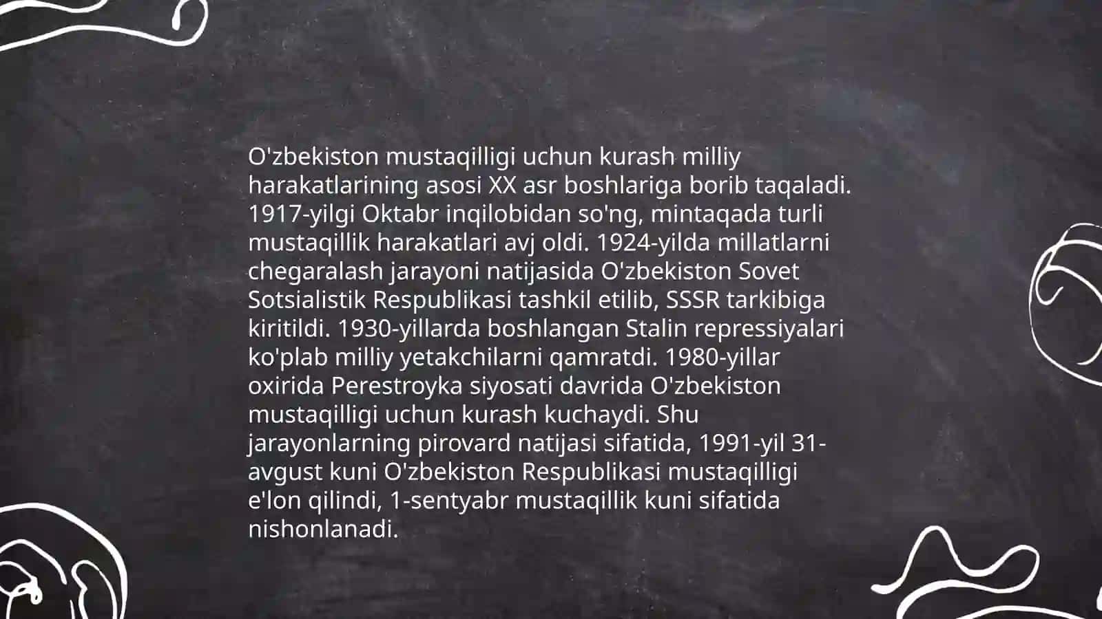 Oʻzbekistonda mustaqillik gʻoyalarining tarixiy gʻoyalari 4