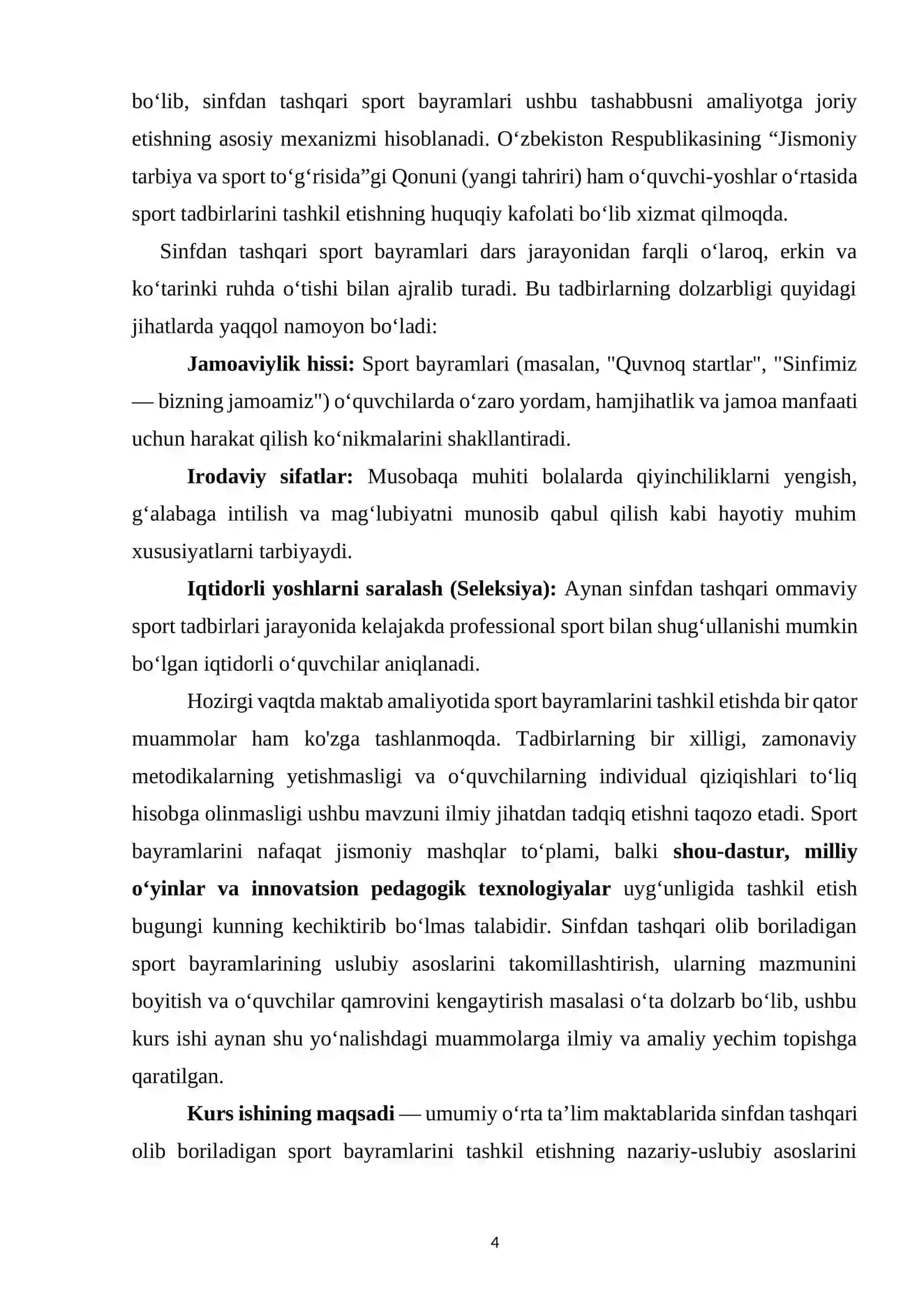 Sinfdan tashqari olib boriladigan sport bayramlari 4
