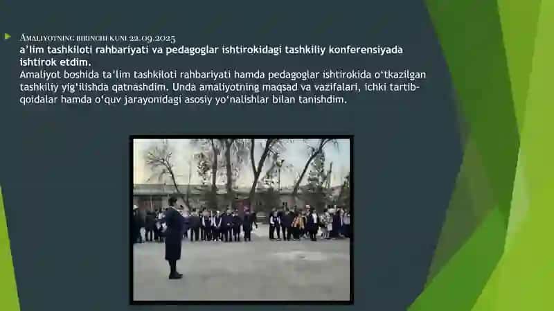 Karimxonova Ibodatbonuning Malakaviy Amaliyoti 4