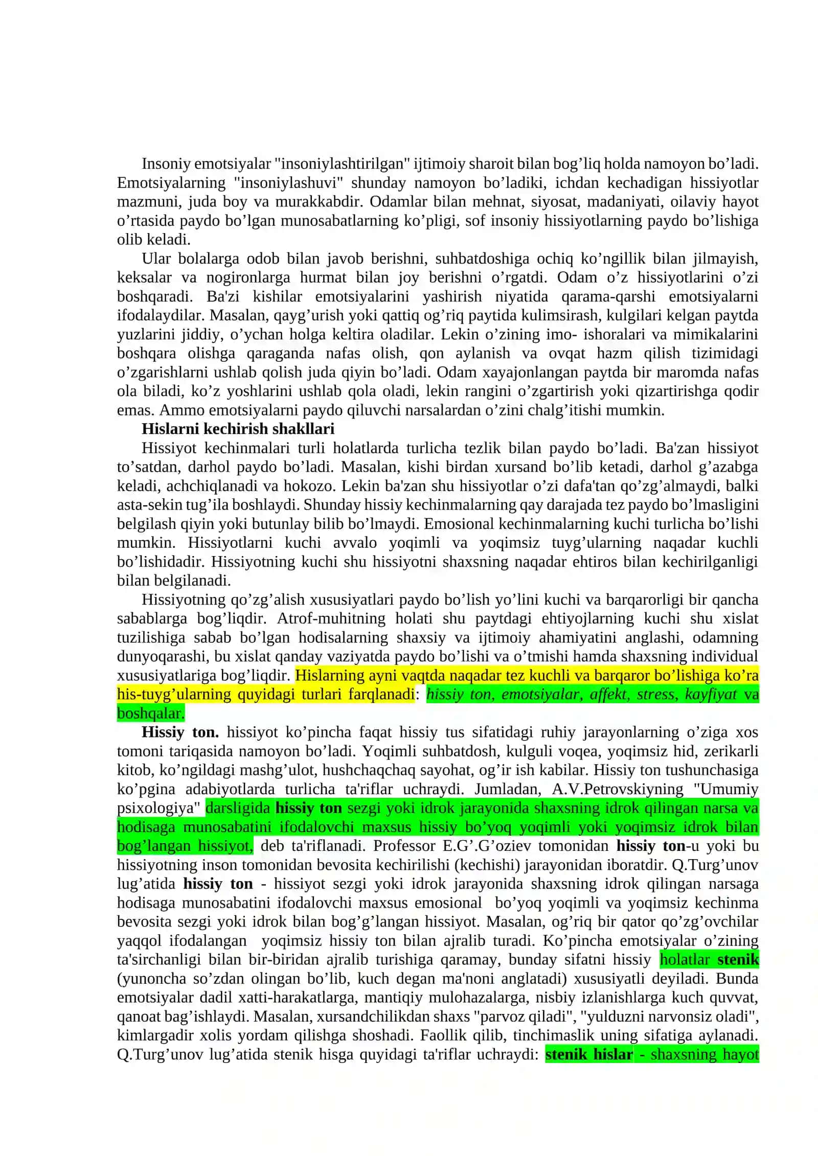 SHAXSNING HISSIY VA IRODAVIY SOHASI 4
