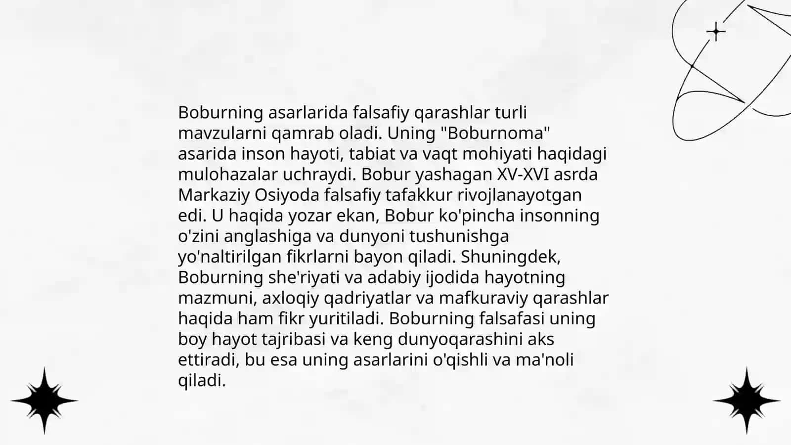 Zahiriddin Muhammad Bobur falsafasi 4