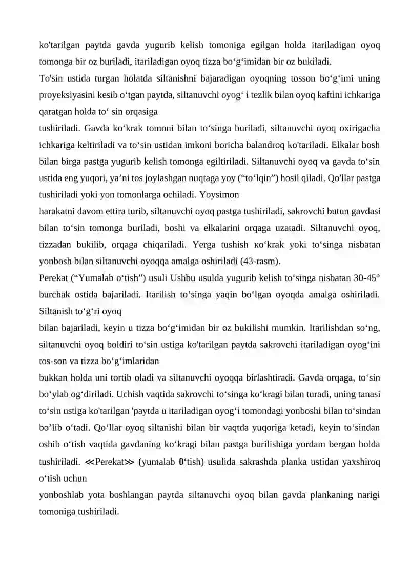 Yugurib kelib balandlikka sakrash 4