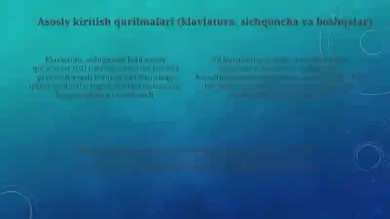 Kiritish qurilmalari 4