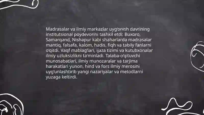 O‘rta asr Sharq falsafasi va uyg‘onish davri xususiyatlari 4