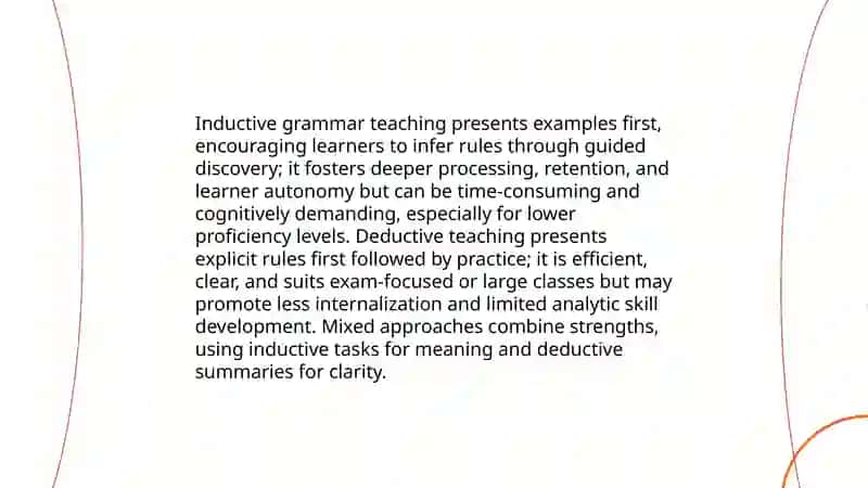 Teaching grammar 4