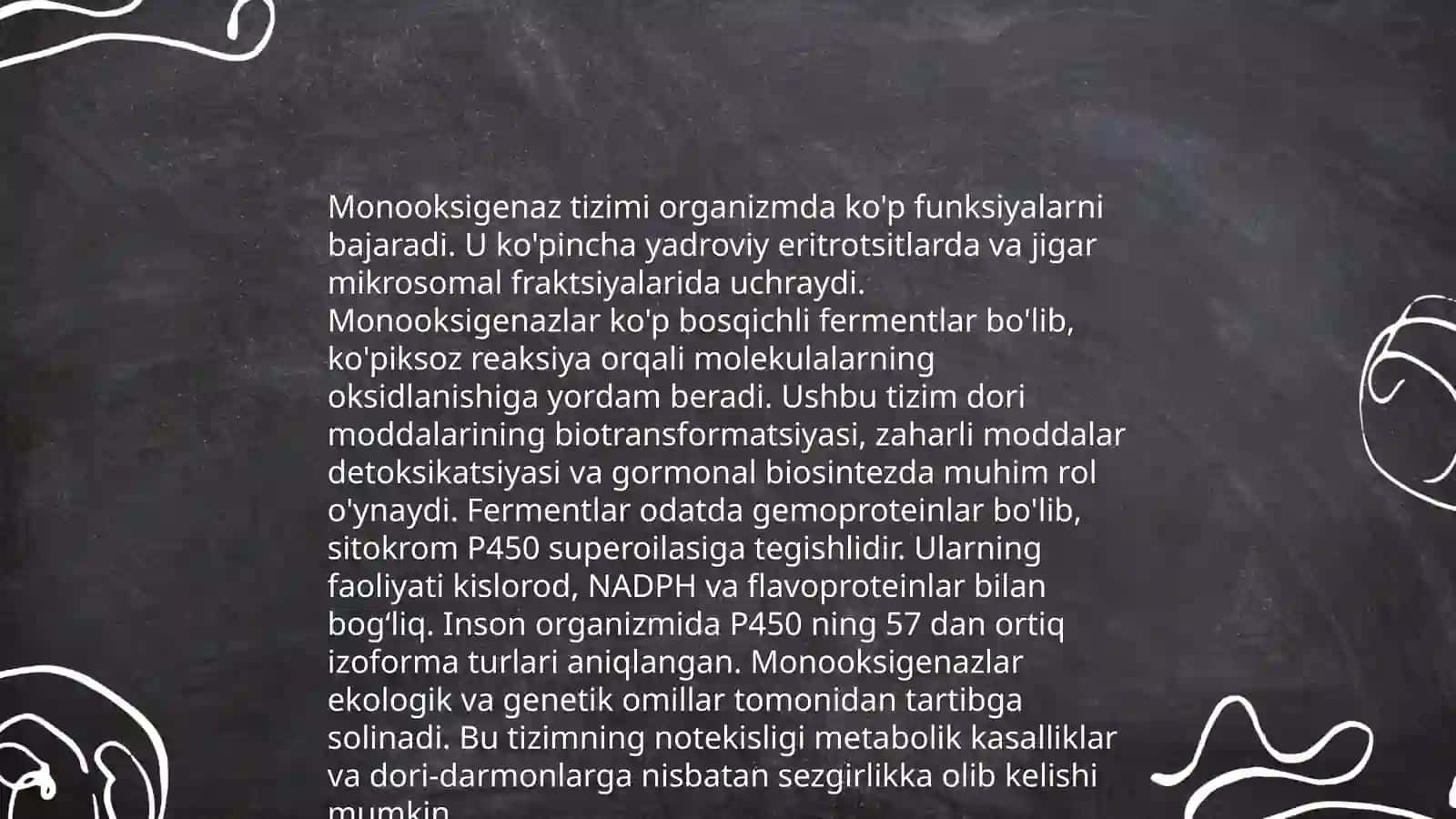 Monooksigenaz tizimi:ijobiy va salbiy tomonlari 4