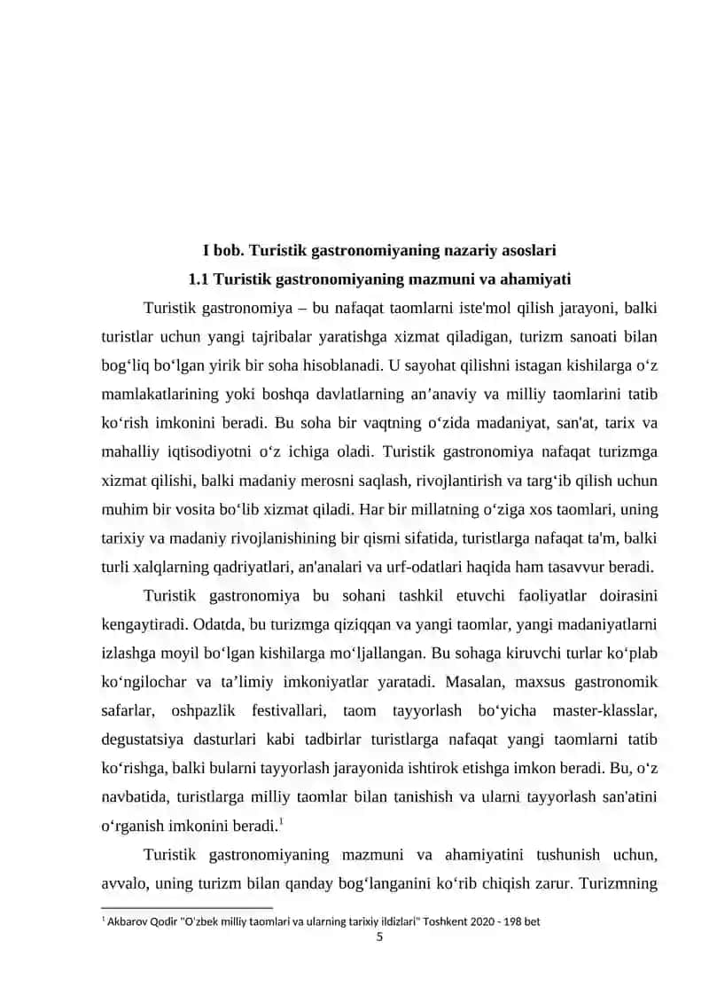 Turistik gastronomiyaning nazariy asoslari 4