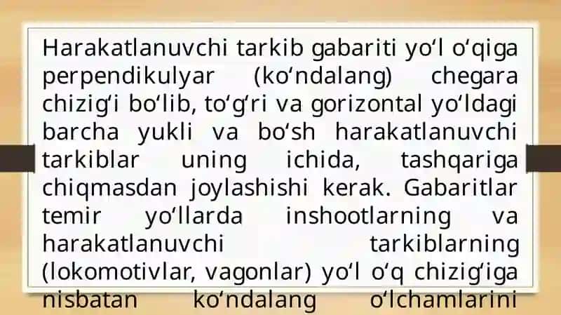 Gabarit turlari bilan tanishish 4