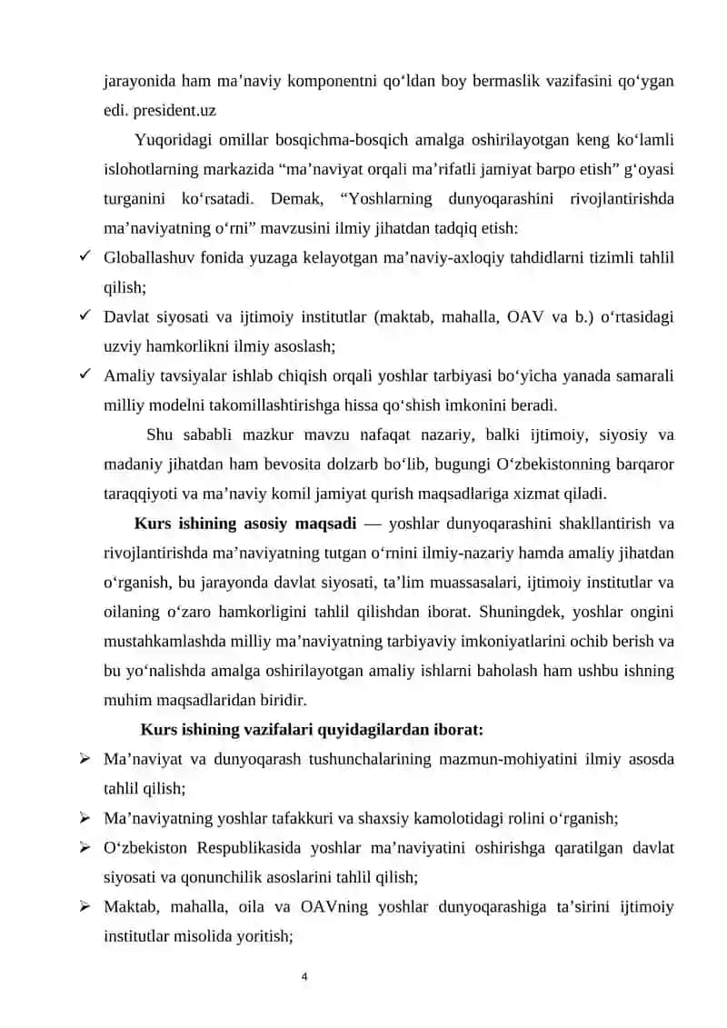 Ma’naviyatning o‘rni 4