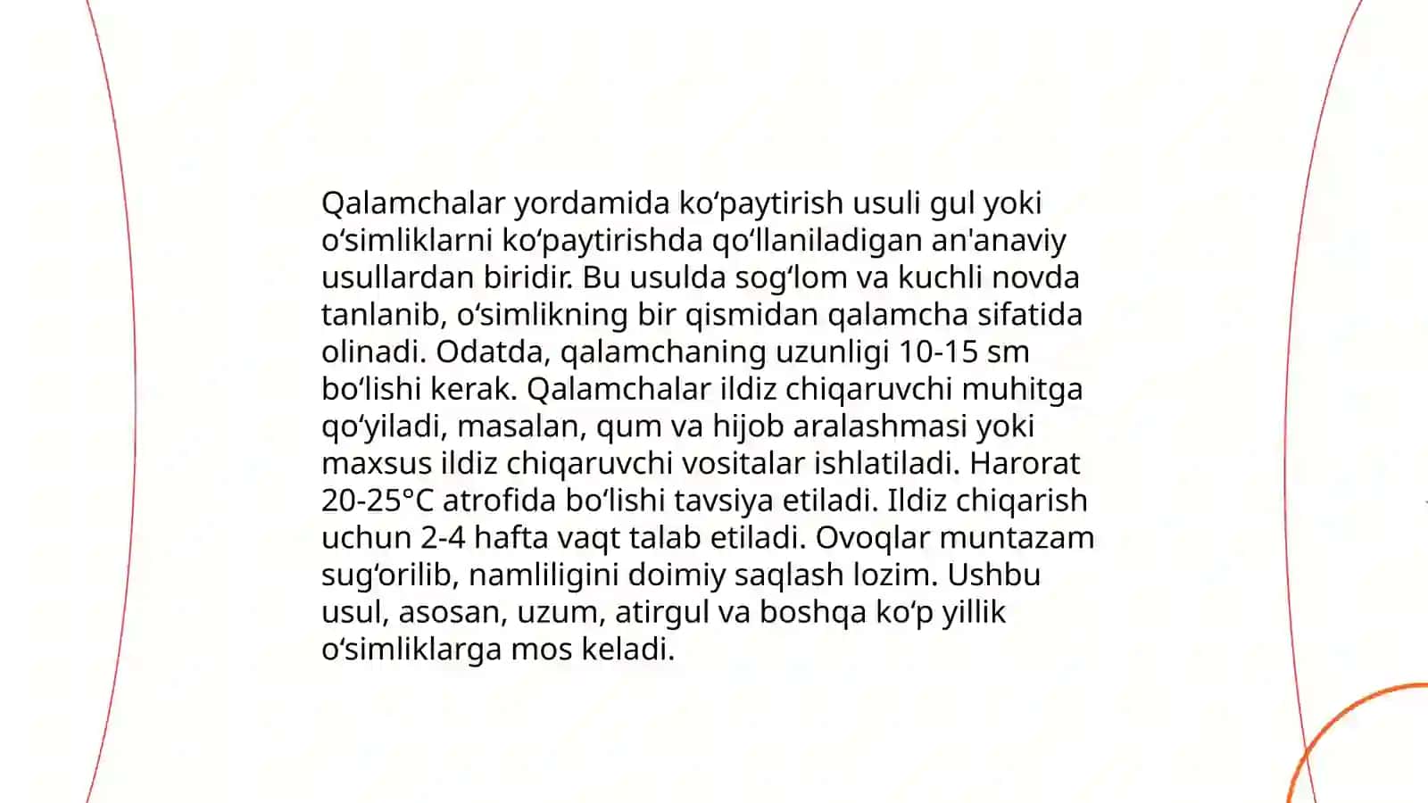 O'simliklarni vegetativ kopaytirish yollari 4