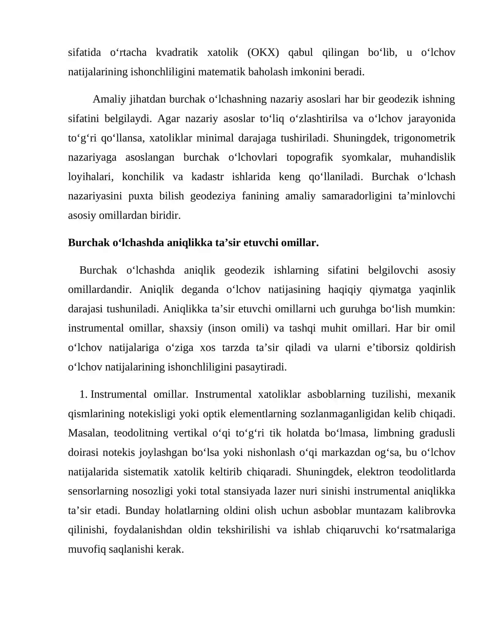Burchak o‘lchashning nazariy asoslari 4