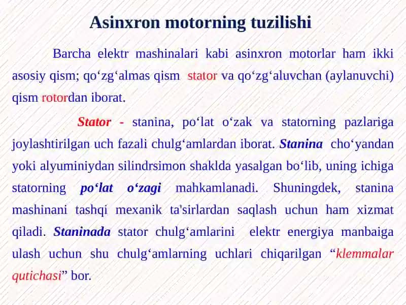 Asinxron mashinalar 4