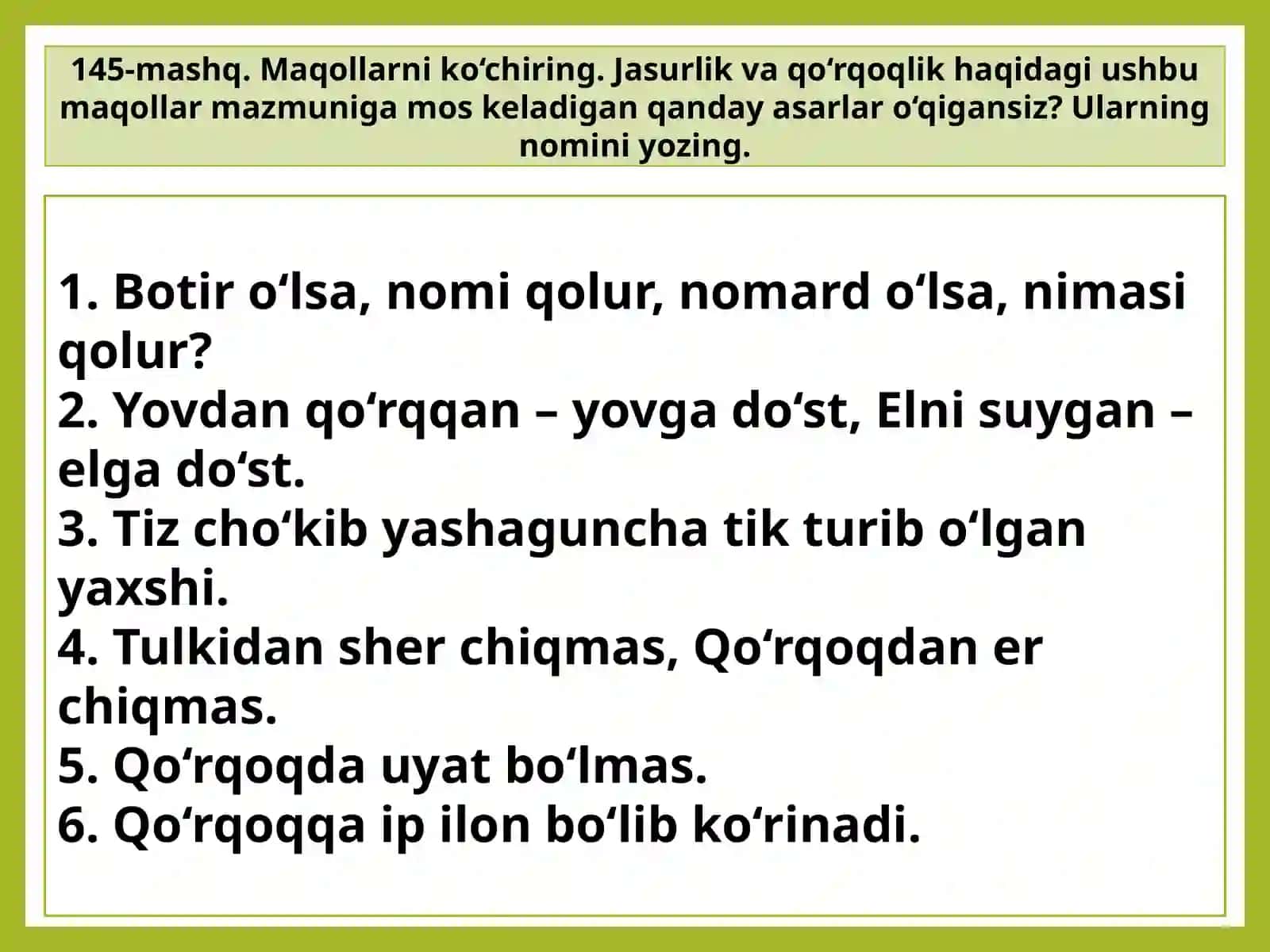 Matn valug‘at ustida ishlash 4