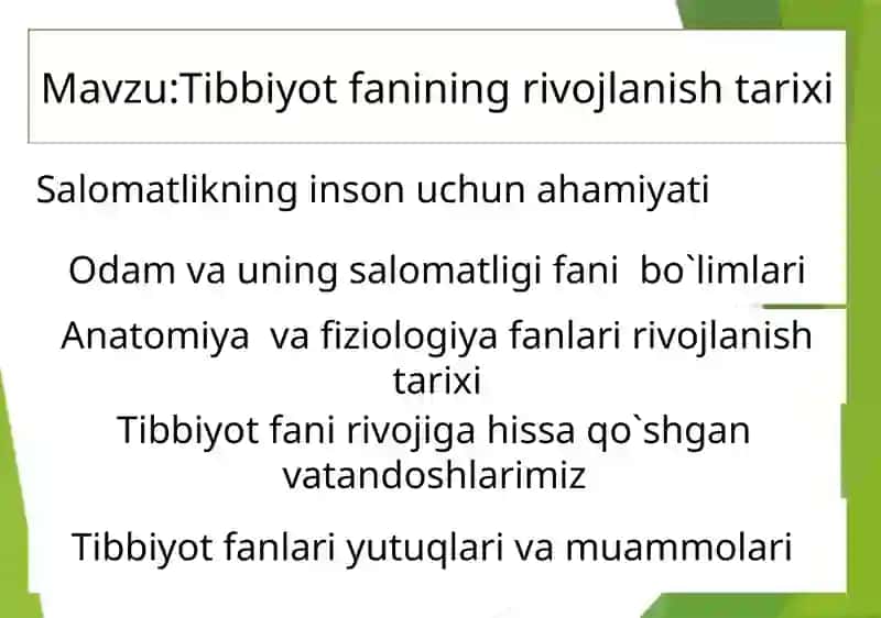 8-sinf Odam va uning salomatligi 4