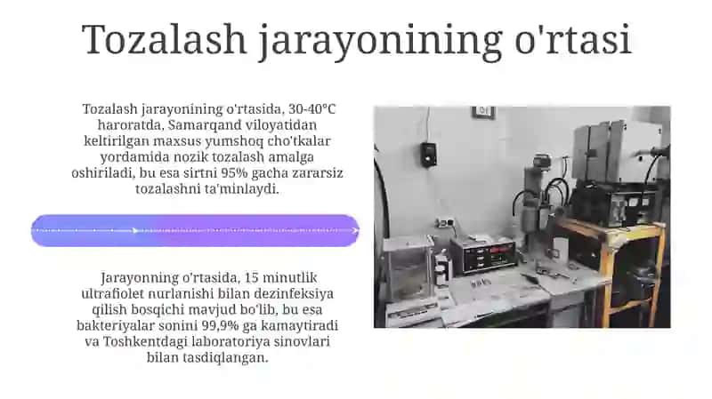 Tola olish eritmasini bosqichma bosqich tozalash texnalogiyasi va jihozlari 4