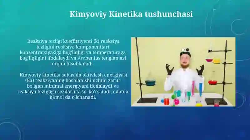 Kimyoviy kinetika va kimyoviy muvozanat 4