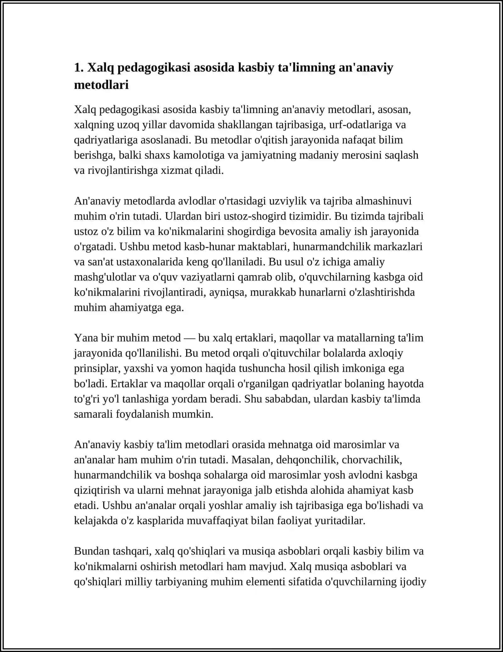 XALQ PEDAGOGIKASI KASBIY METODLARI VA VOSITALARI 4