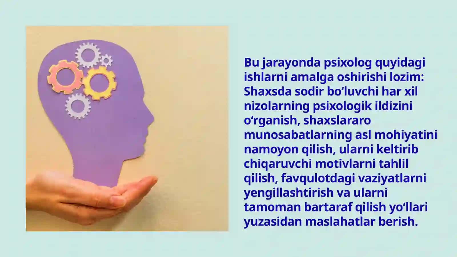 Psixologik maslahat va korreksiya fanining maqsad, vazifalari va predmeti 4