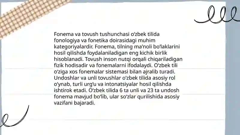 Fonetika va fonologiya. Fonema va tovushlarning dialektik munosabatlari. 4
