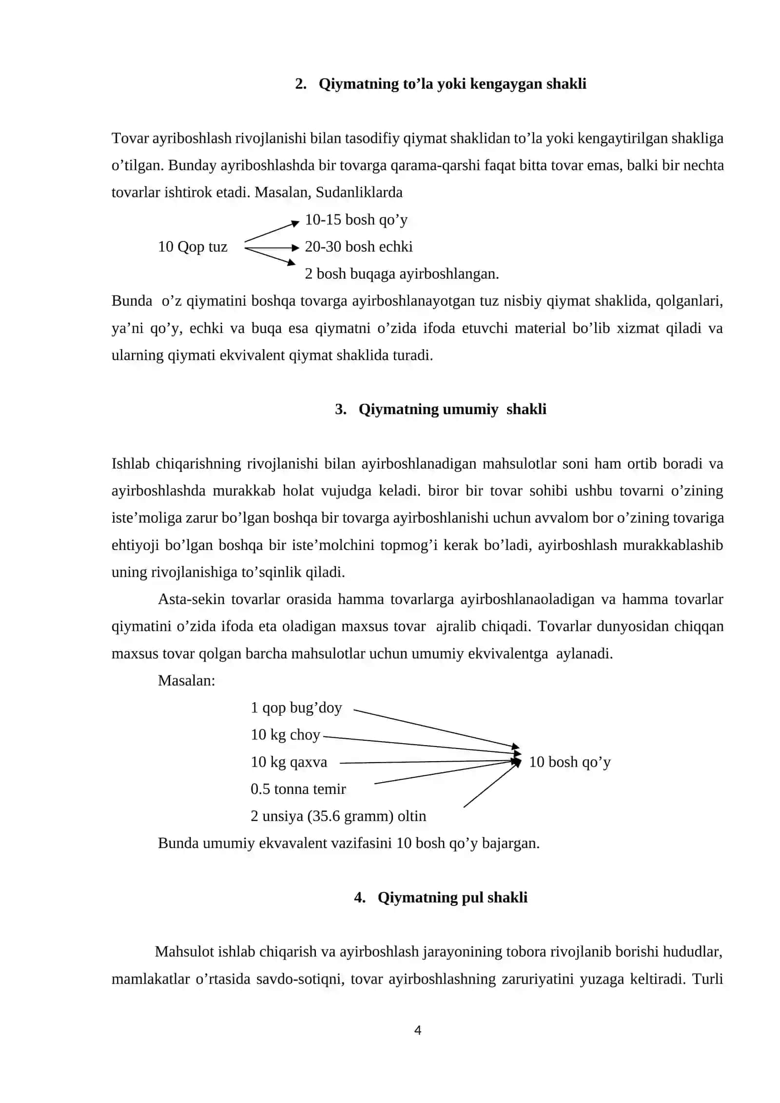 Pulning ro`li Iqtisodiy taraqqiyotda 4