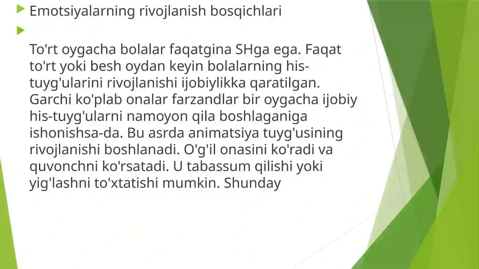 Bolalar hissiyotlari xususiyatlari 4