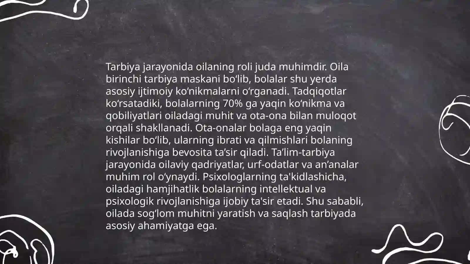 Shaxsning rivojlanishi, tarbiyasi va ijtimouykashuvi 4