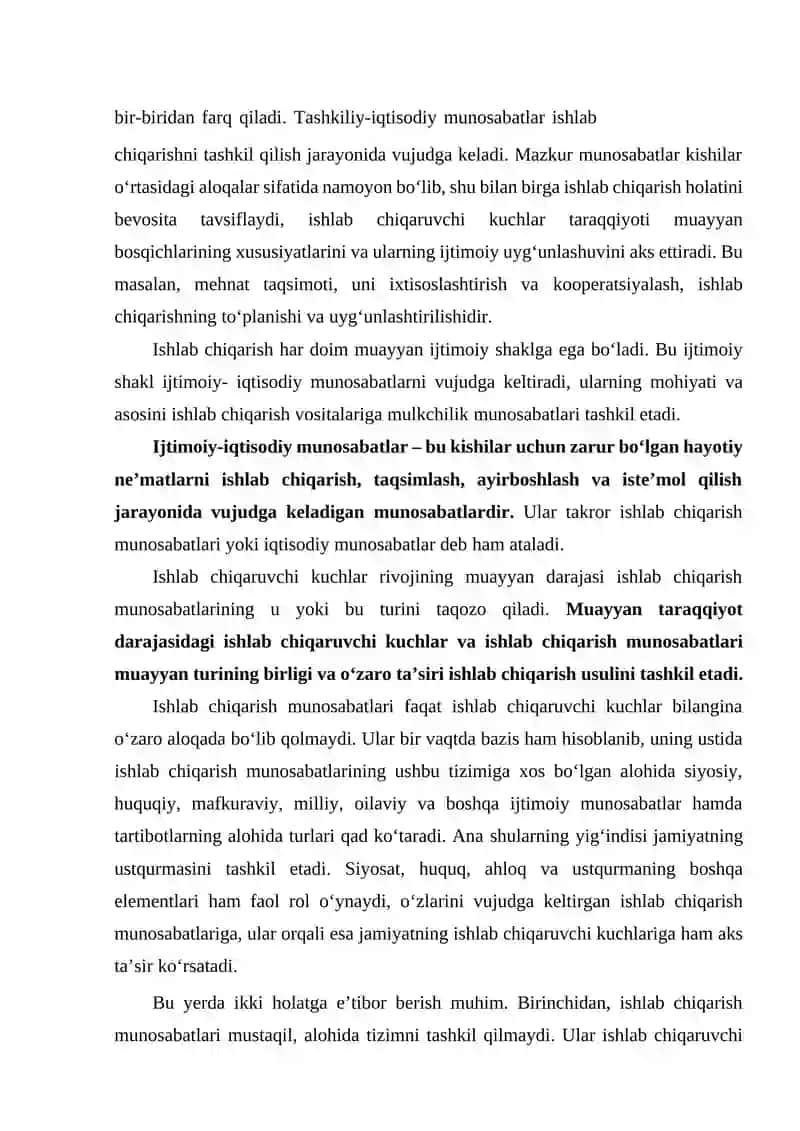 Mulkchilik munosabatlarinimg mohiyati va ularning huquqiy iqtisodiy jihatlari 4