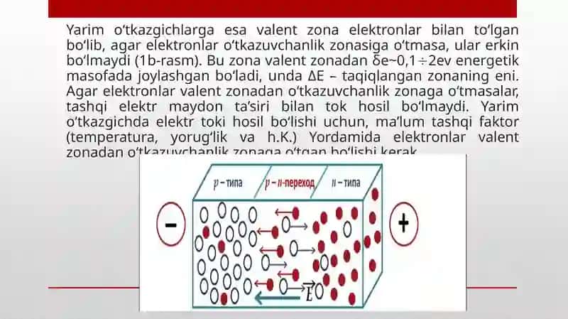 Yarimo'tkazgich va yarimo'tkazgich kontakt 4