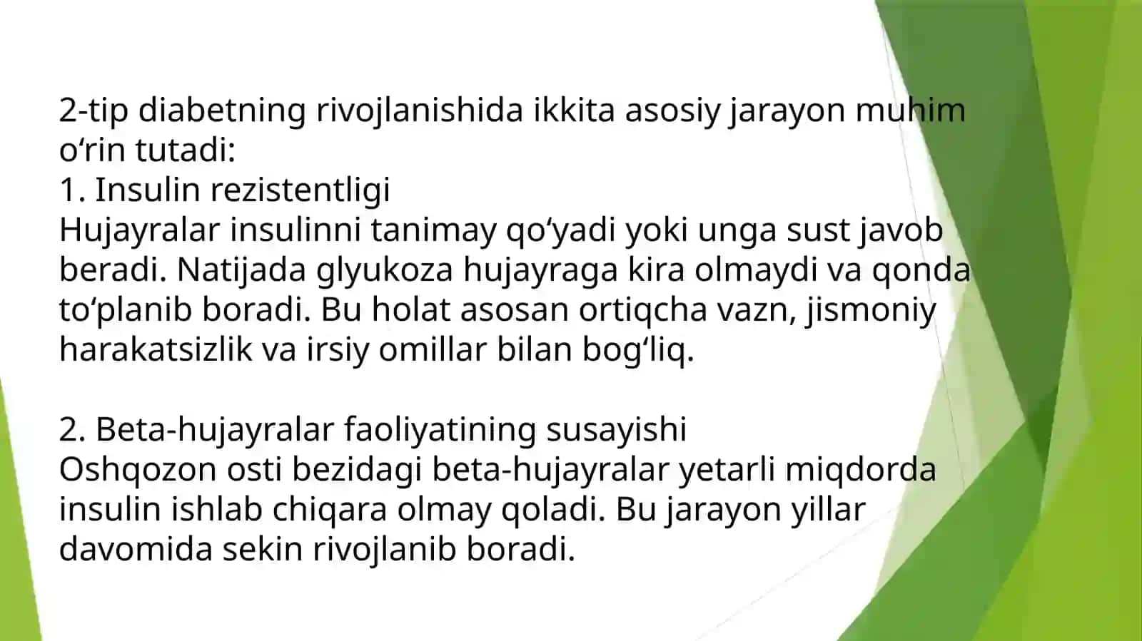 Qandlidiabet 2-tip asoratlari va profilaktikasi 4