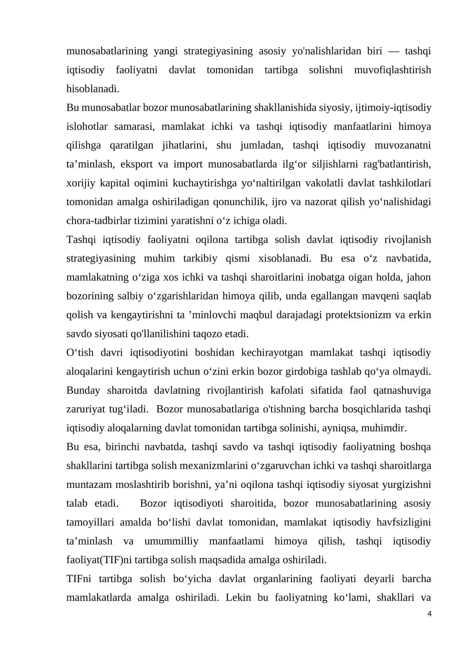 O`zbekistonning jahonning rivojlangan mamlakatlari bilan iqtisodiy hamkorligi 4