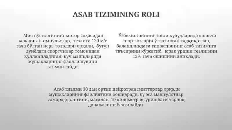 An'anaviy chiniqtirish metodlarini fiziologik asoslari 4