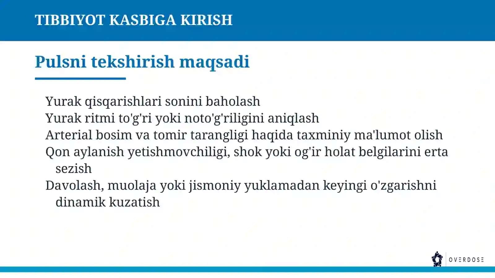 Tibbiyot kasbiga kirish arterial plus 20ta slayd 4